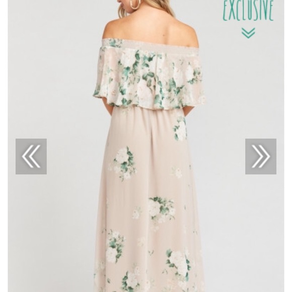 Show Me Your MuMu Dresses & Skirts - Hacienda maxi dress - toss your bouquet chiffon